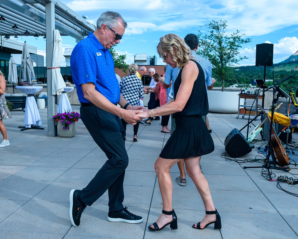 Dancing kept guests entertained at the St Julien Hotel