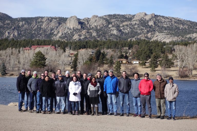 Company retreat in Colorado for Trimble