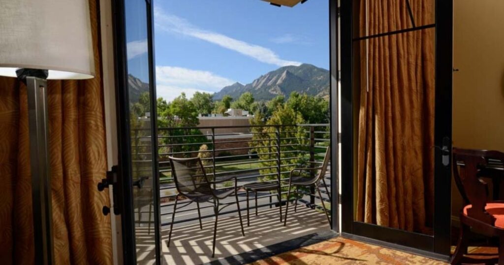 Balcony room at the St Julien Hotel