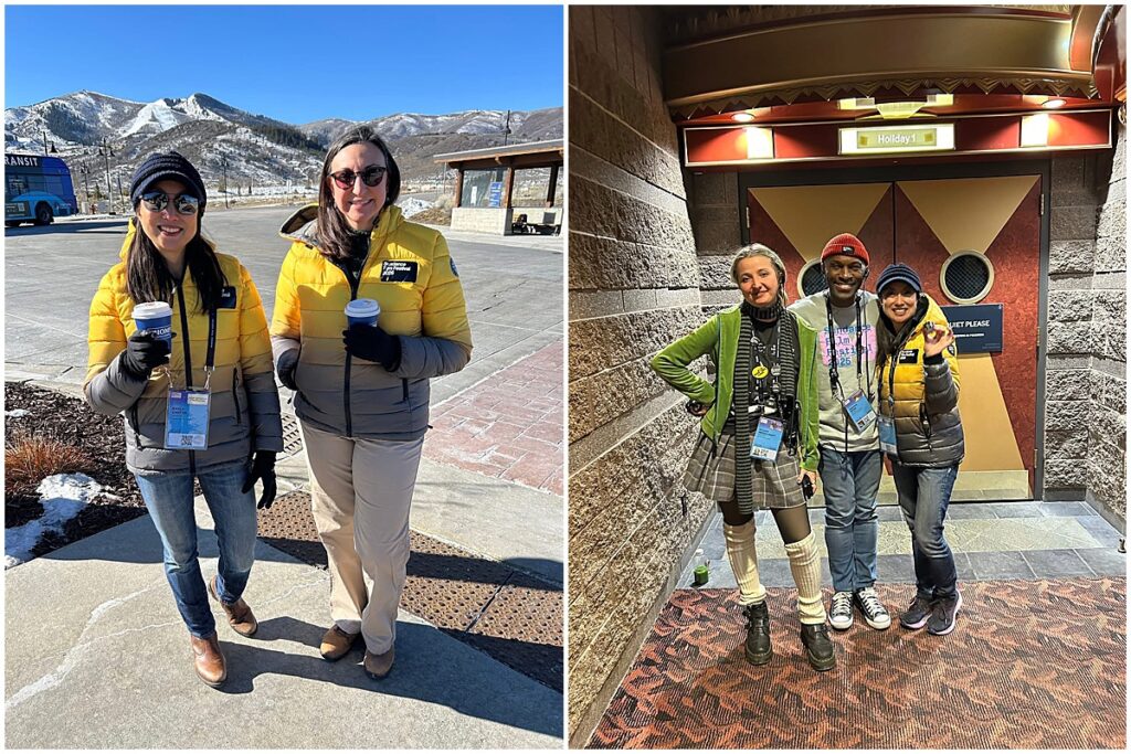 Volunteers at Sundance film festival