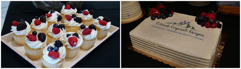 Desserts at Ribbon cutting event